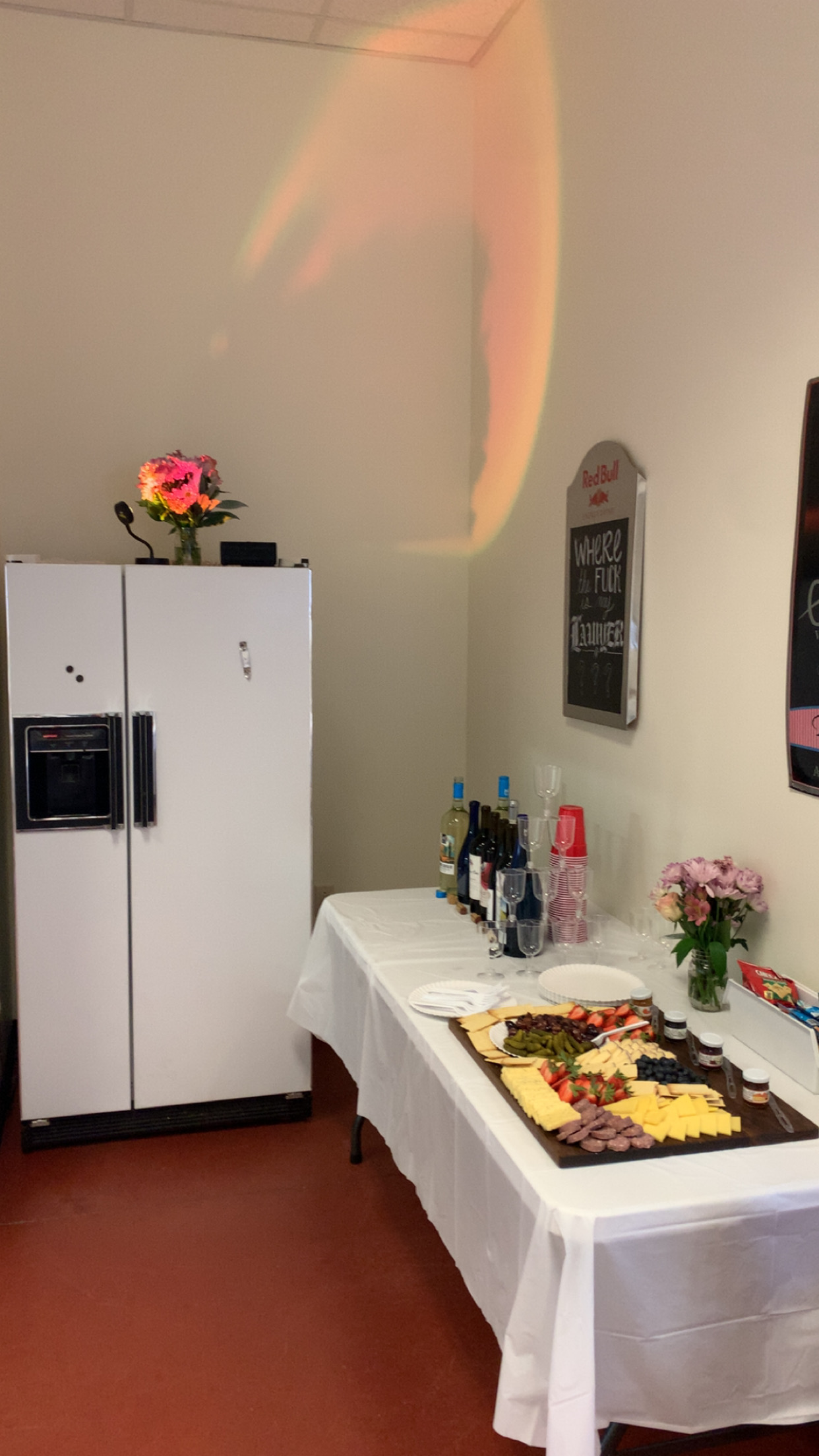 Artwork from a paint and sip event